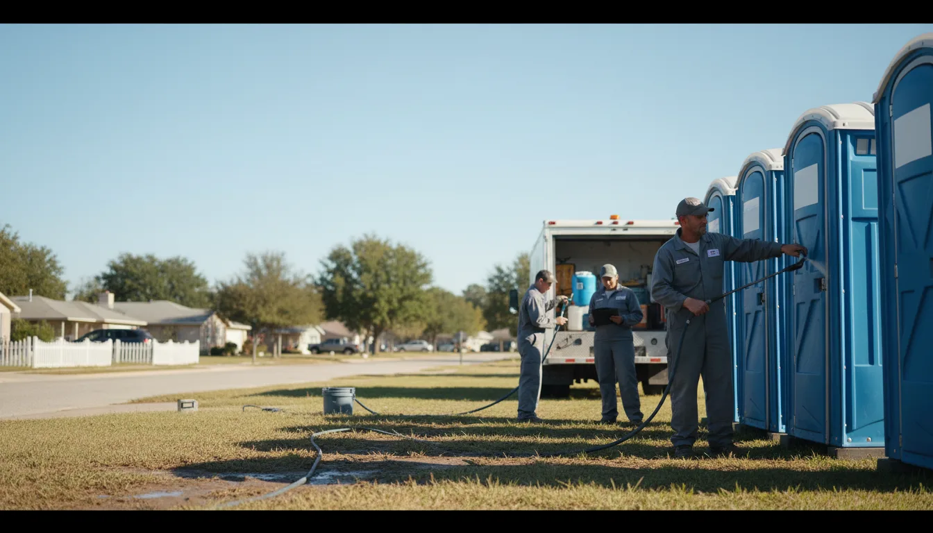 Long-Term Portable Toilet Rental in Harker Heights, TX near me